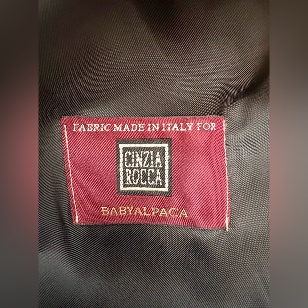 Cinzia Rocca Baby Alpaca wool Coat - Picture 4 of 13